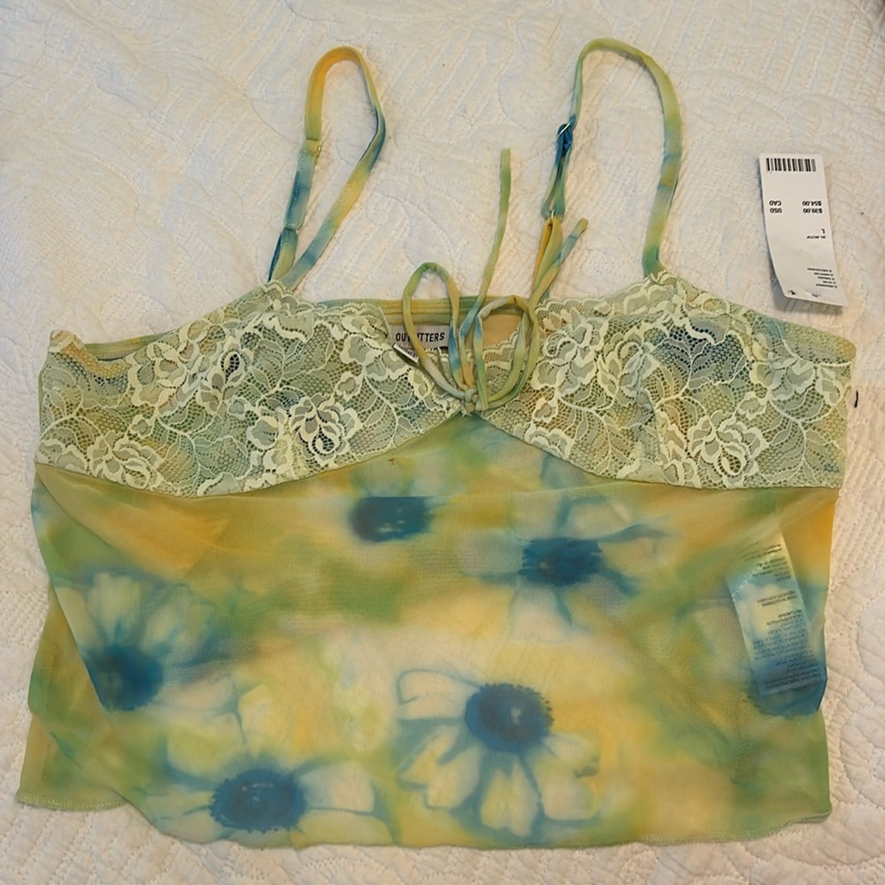 Floral print urban outfitters top